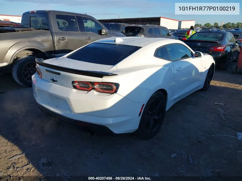 2023 Chevrolet Camaro Rwd 2Ss VIN: 1G1FH1R77P0100219 Lot: 40207456