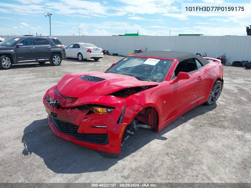 2023 Chevrolet Camaro Rwd 2Ss VIN: 1G1FH3D77P0159175 Lot: 40221107