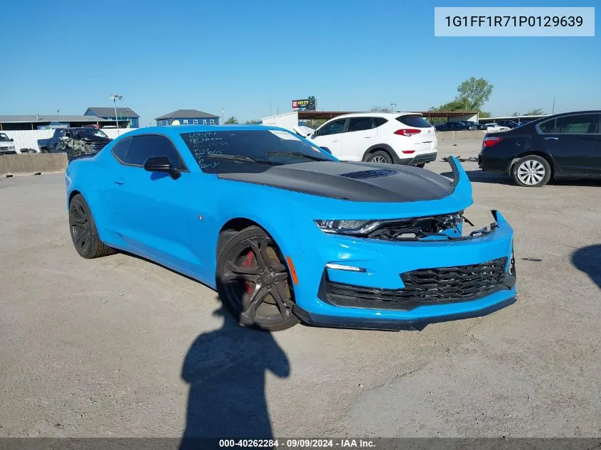 2023 Chevrolet Camaro Rwd 1Ss VIN: 1G1FF1R71P0129639 Lot: 40262284