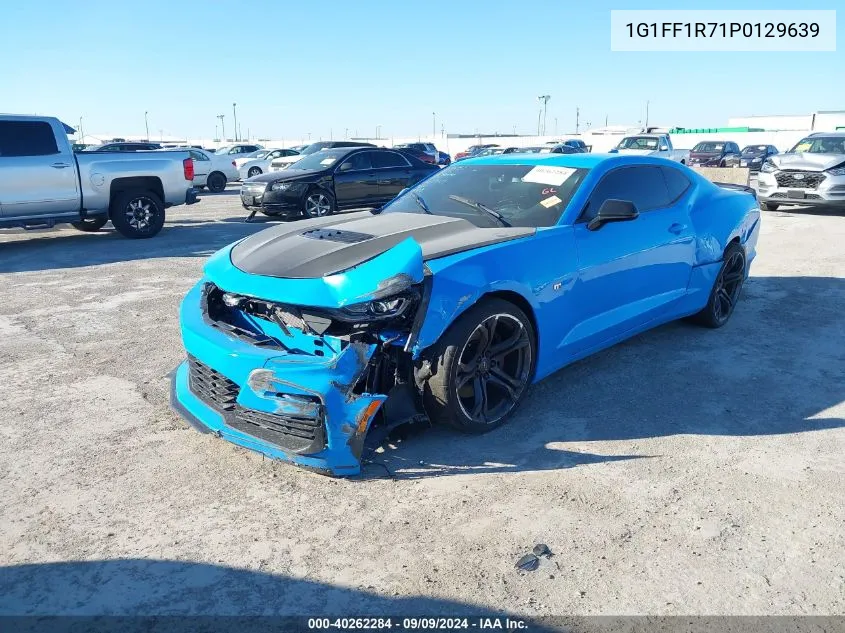 2023 Chevrolet Camaro Rwd 1Ss VIN: 1G1FF1R71P0129639 Lot: 40262284