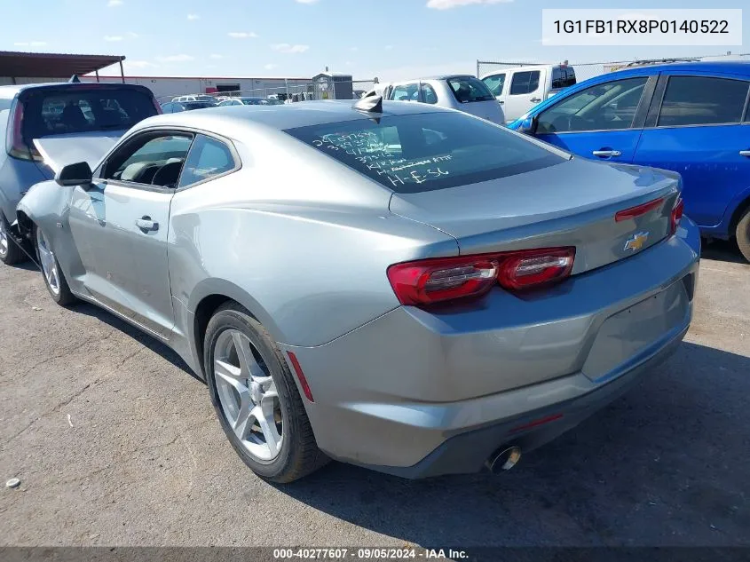 2023 Chevrolet Camaro Rwd 1Lt VIN: 1G1FB1RX8P0140522 Lot: 40277607