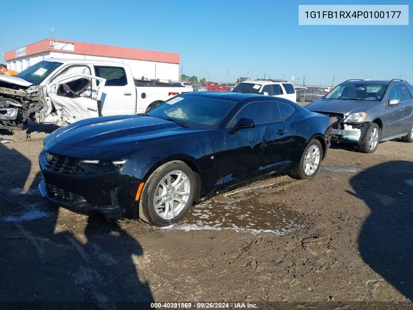 2023 Chevrolet Camaro Rwd 1Ls VIN: 1G1FB1RX4P0100177 Lot: 40391869