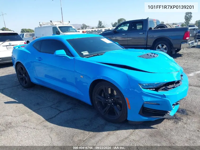 2023 Chevrolet Camaro Rwd 1Ss VIN: 1G1FF1R7XP0139201 Lot: 40416766