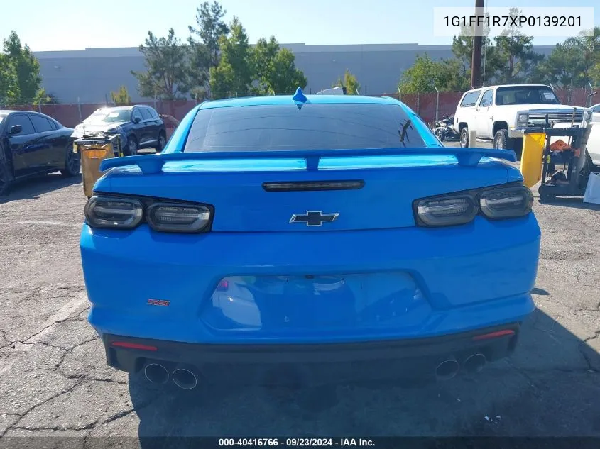 2023 Chevrolet Camaro Rwd 1Ss VIN: 1G1FF1R7XP0139201 Lot: 40416766