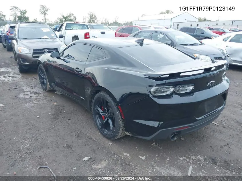 2023 Chevrolet Camaro Lt1/Ss VIN: 1G1FF1R79P0123149 Lot: 40439826