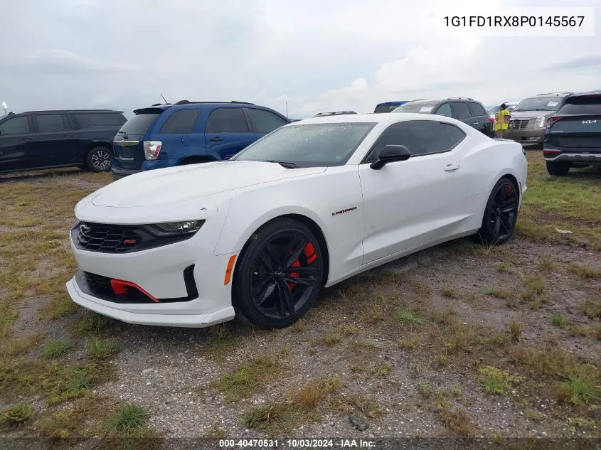 2023 Chevrolet Camaro Rwd 2Lt VIN: 1G1FD1RX8P0145567 Lot: 40470531