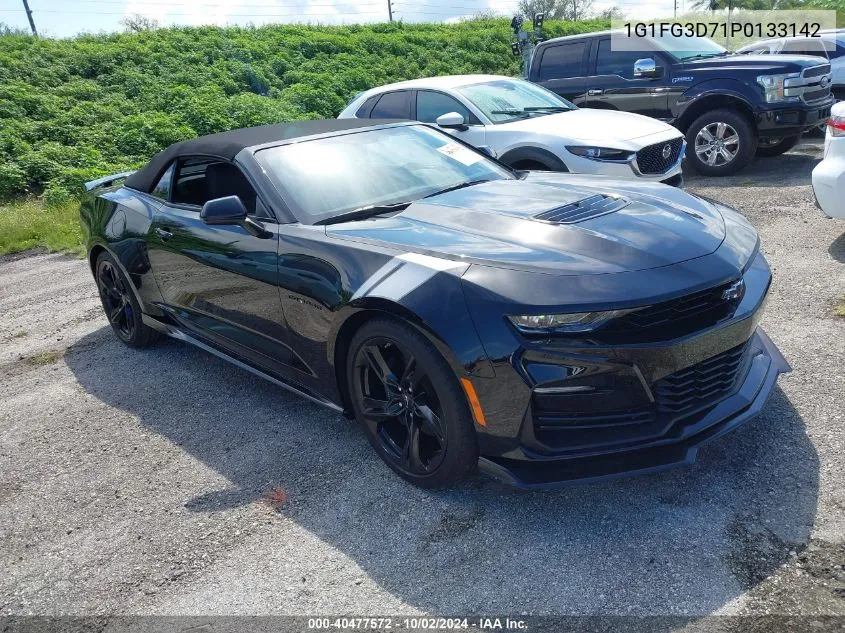 2023 Chevrolet Camaro Rwd 2Ss VIN: 1G1FG3D71P0133142 Lot: 40477572