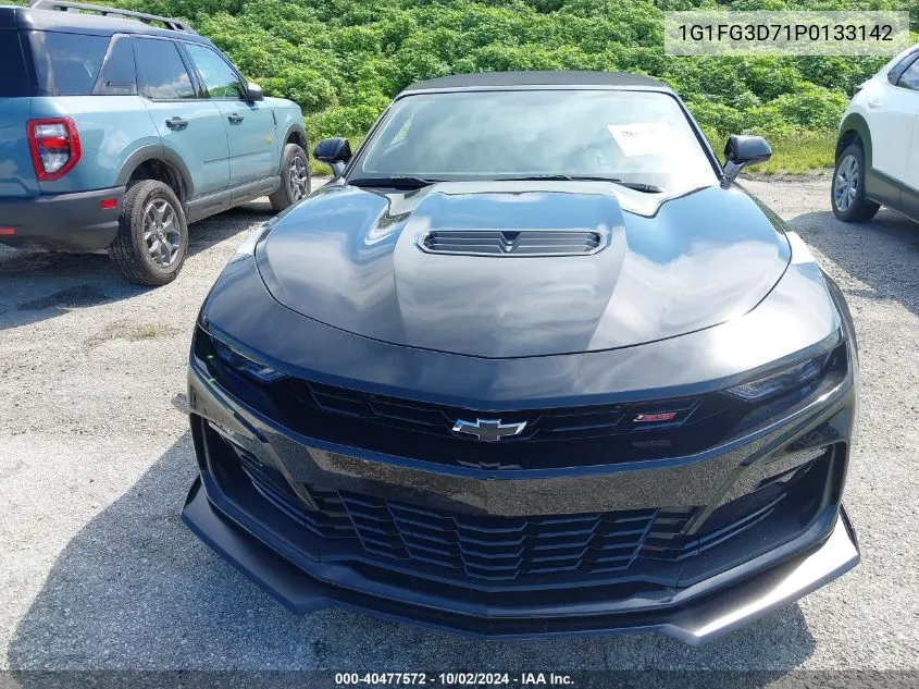 2023 Chevrolet Camaro Rwd 2Ss VIN: 1G1FG3D71P0133142 Lot: 40477572