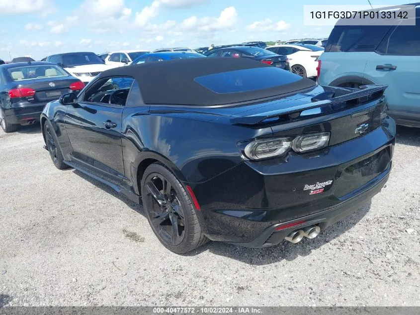 2023 Chevrolet Camaro Rwd 2Ss VIN: 1G1FG3D71P0133142 Lot: 40477572