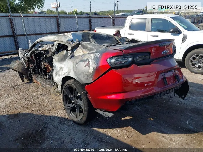 2023 Chevrolet Camaro Lt VIN: 1G1FD1RX1P0154255 Lot: 40488710