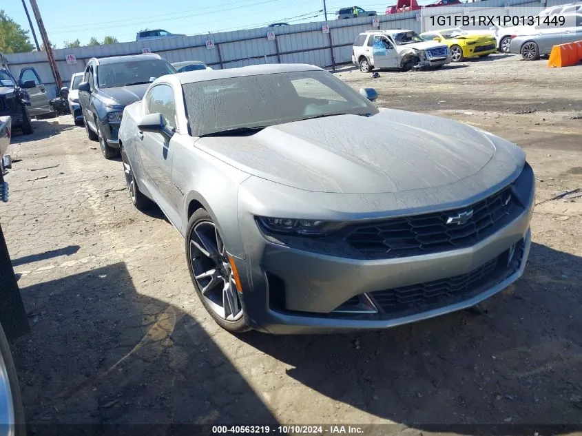 2023 Chevrolet Camaro Rwd 1Lt VIN: 1G1FB1RX1P0131449 Lot: 40563219