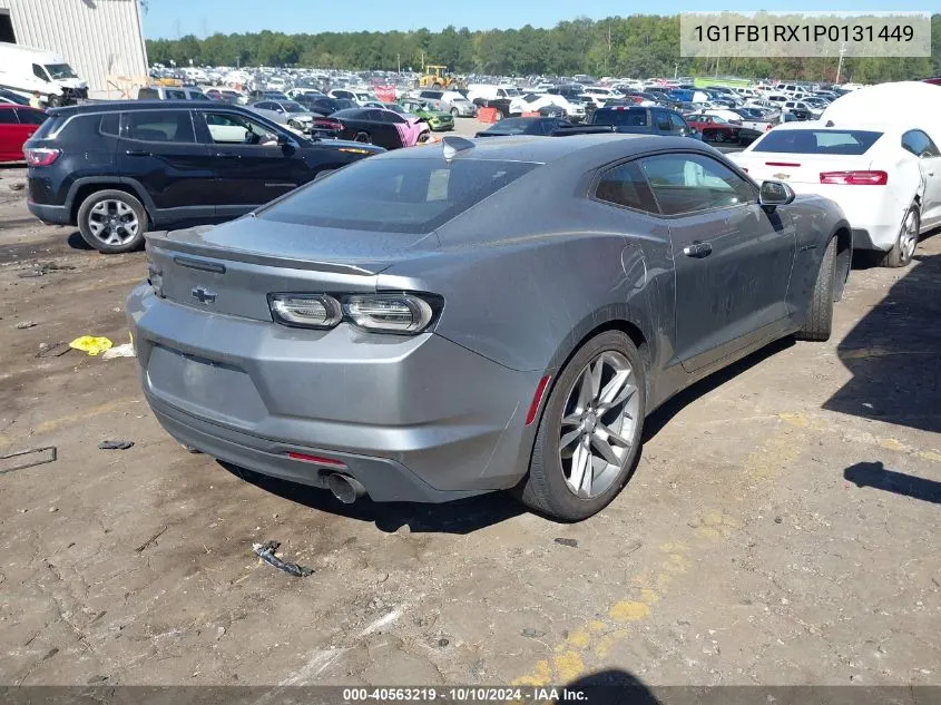 2023 Chevrolet Camaro Rwd 1Lt VIN: 1G1FB1RX1P0131449 Lot: 40563219