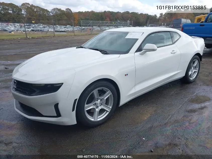 2023 Chevrolet Camaro Rwd 1Lt VIN: 1G1FB1RXXP0153885 Lot: 40774170