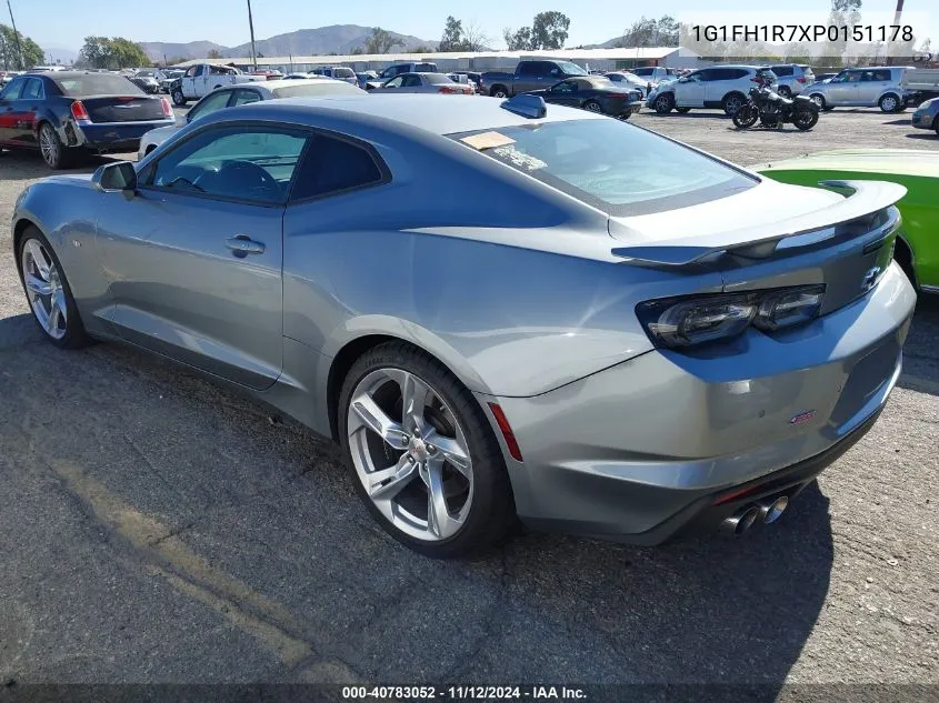 2023 Chevrolet Camaro VIN: 1G1FH1R7XP0151178 Lot: 40783052