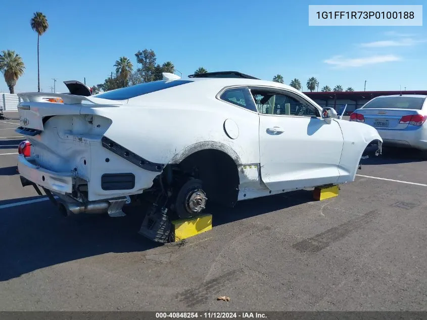 2023 Chevrolet Camaro Rwd 1Ss VIN: 1G1FF1R73P0100188 Lot: 40848254