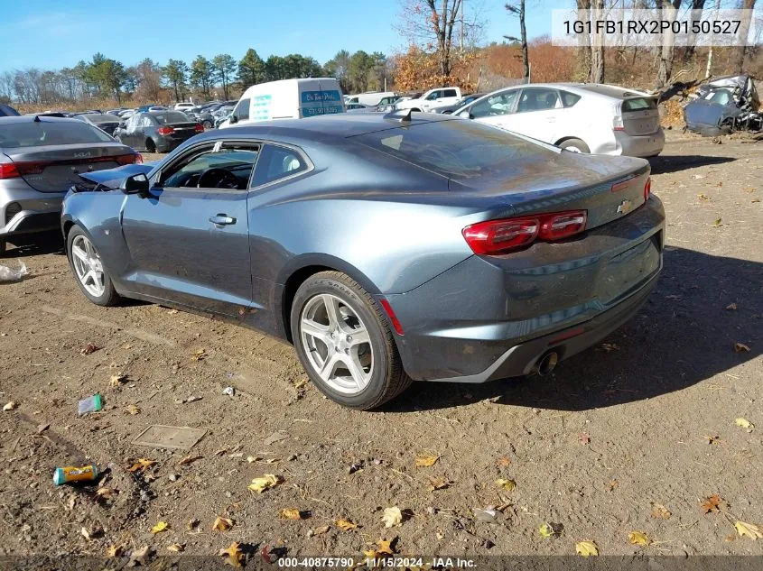 2023 Chevrolet Camaro Rwd 1Lt VIN: 1G1FB1RX2P0150527 Lot: 40875790