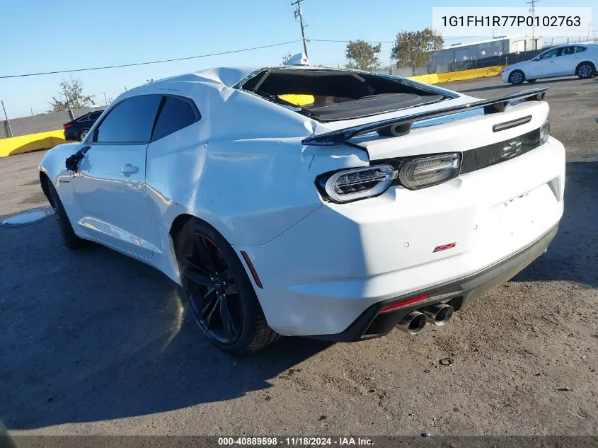 2023 Chevrolet Camaro Rwd 2Ss VIN: 1G1FH1R77P0102763 Lot: 40889598