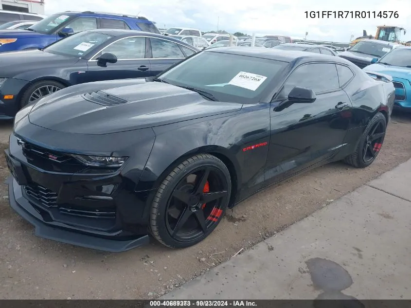 2024 Chevrolet Camaro Rwd 1Ss VIN: 1G1FF1R71R0114576 Lot: 40689373