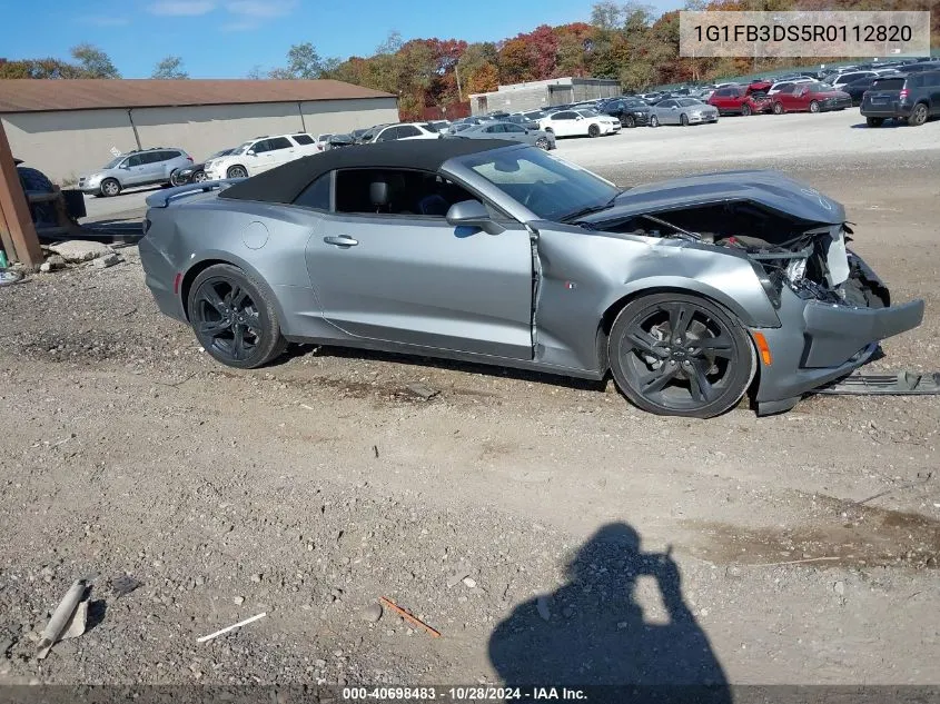 2024 Chevrolet Camaro Rwd 1Lt VIN: 1G1FB3DS5R0112820 Lot: 40698483