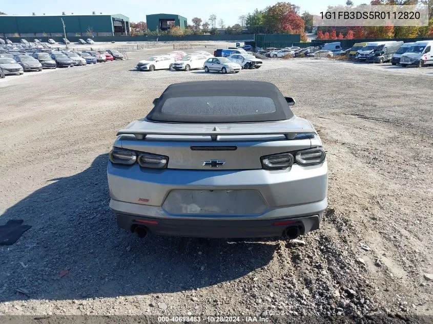 2024 Chevrolet Camaro Rwd 1Lt VIN: 1G1FB3DS5R0112820 Lot: 40698483