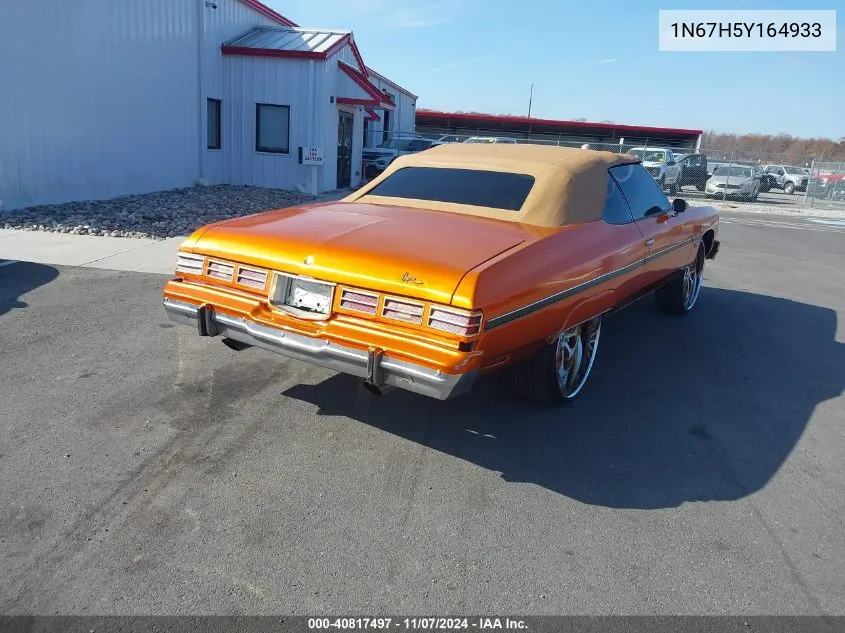 1975 Chevrolet Caprice Classic VIN: 1N67H5Y164933 Lot: 40817497