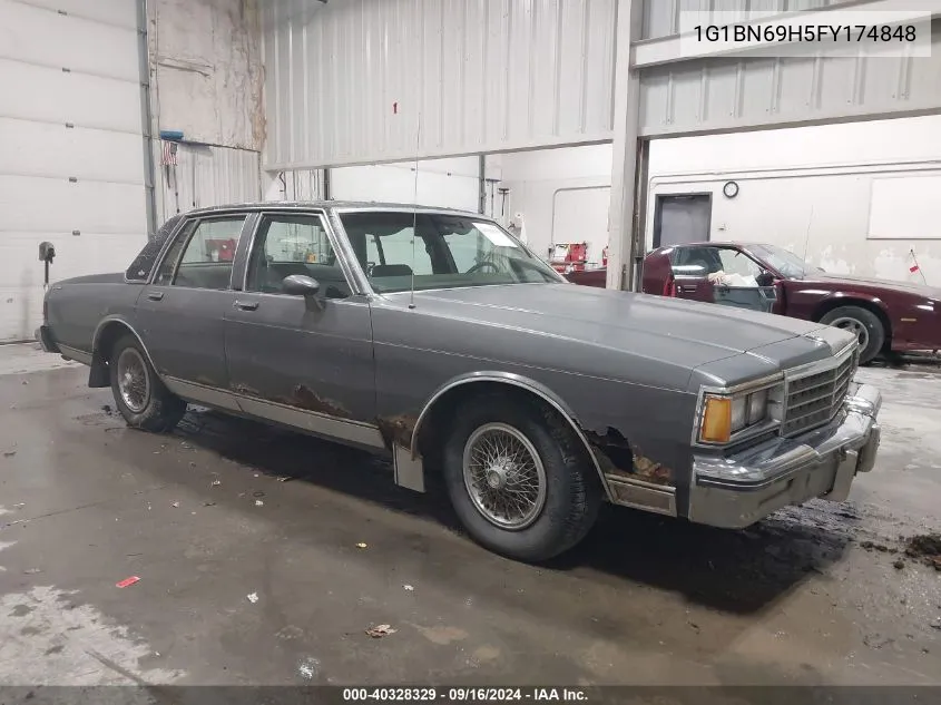 1985 Chevrolet Caprice Classic VIN: 1G1BN69H5FY174848 Lot: 40328329