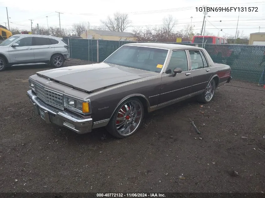 1985 Chevrolet Caprice Classic VIN: 1G1BN69H6FY131572 Lot: 40772132