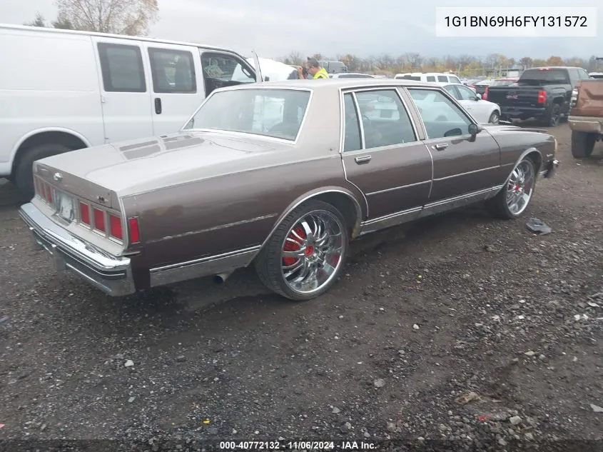 1985 Chevrolet Caprice Classic VIN: 1G1BN69H6FY131572 Lot: 40772132