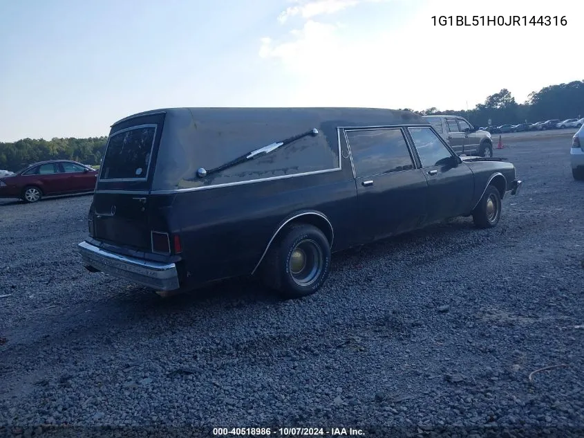 1G1BL51H0JR144316 1988 Chevrolet Caprice