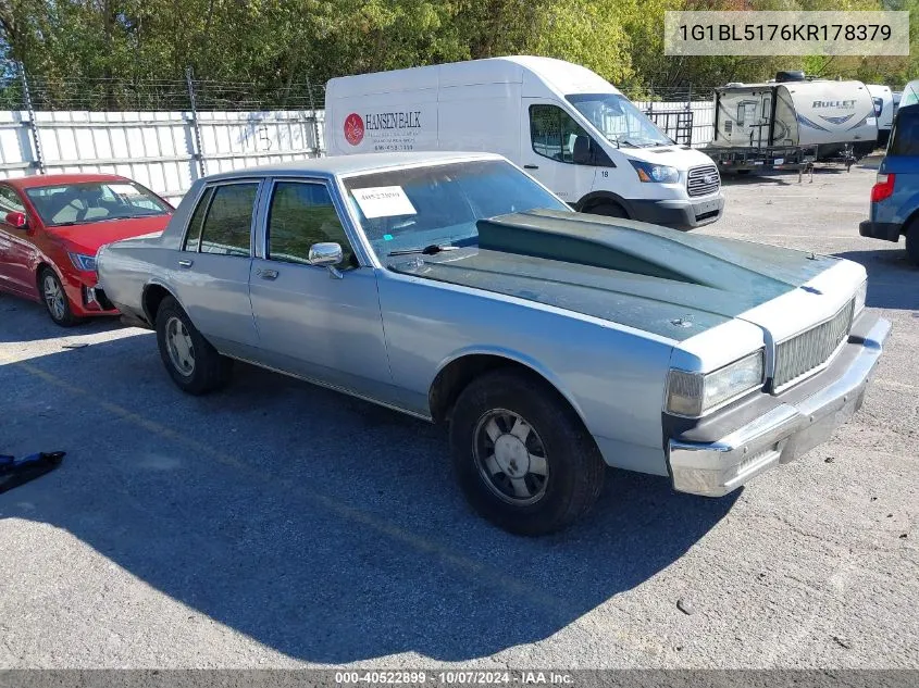 1G1BL5176KR178379 1989 Chevrolet Caprice