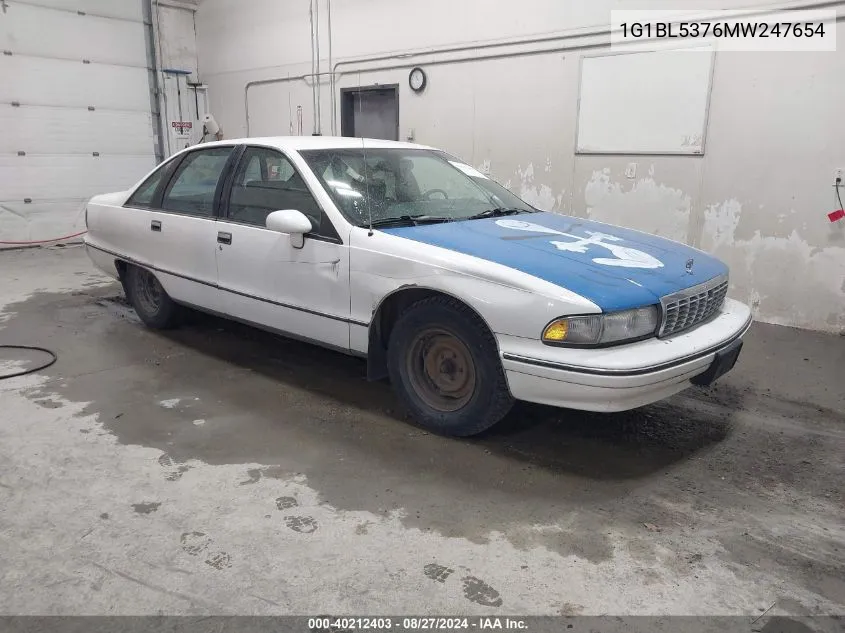 1991 Chevrolet Caprice VIN: 1G1BL5376MW247654 Lot: 40212403