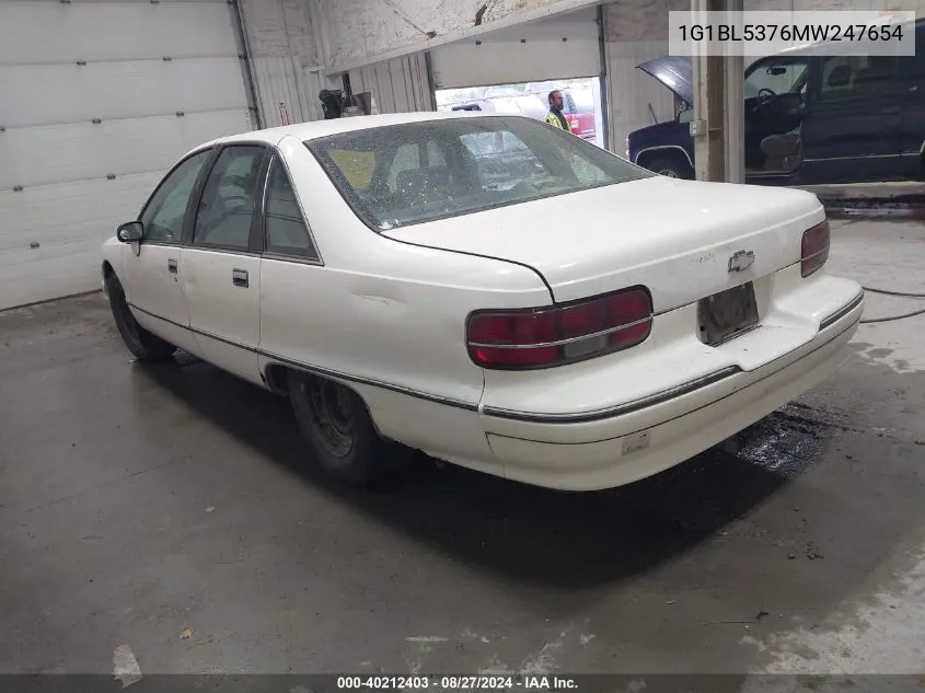 1991 Chevrolet Caprice VIN: 1G1BL5376MW247654 Lot: 40212403