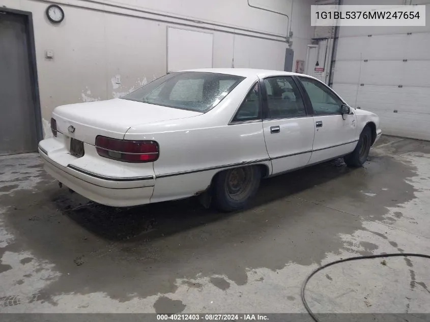 1G1BL5376MW247654 1991 Chevrolet Caprice