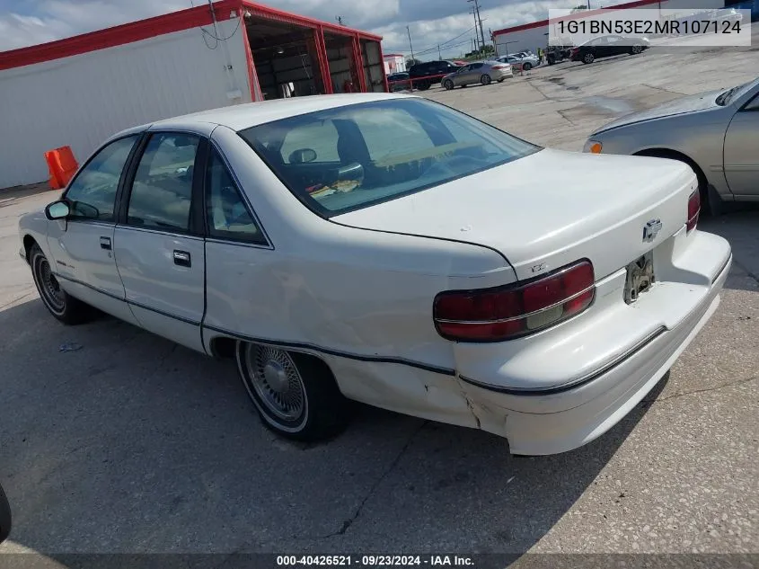 1991 Chevrolet Caprice Classic Ltz VIN: 1G1BN53E2MR107124 Lot: 40426521