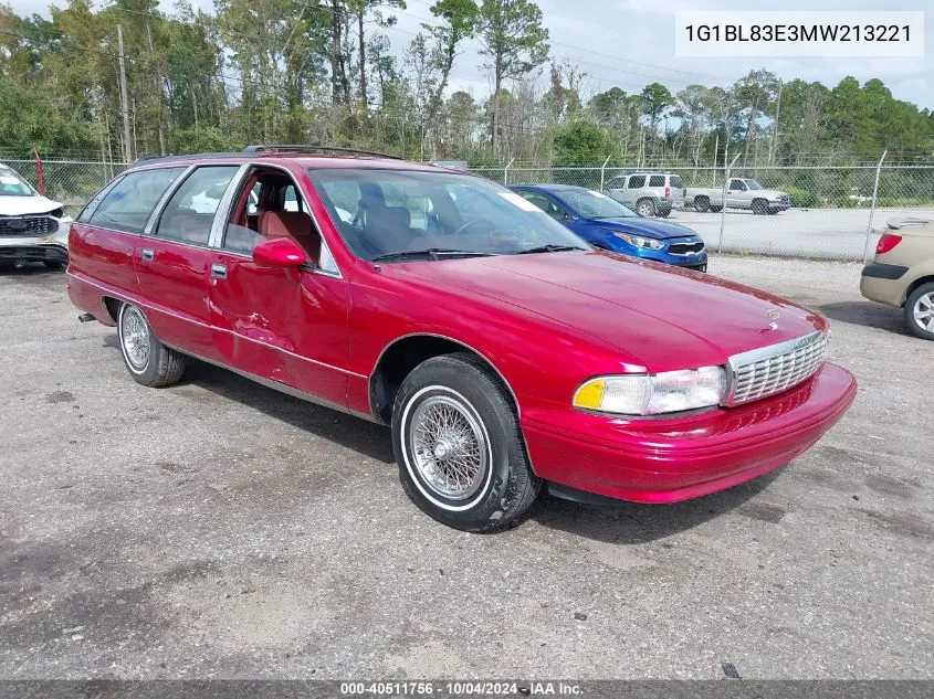 1991 Chevrolet Caprice VIN: 1G1BL83E3MW213221 Lot: 40511756