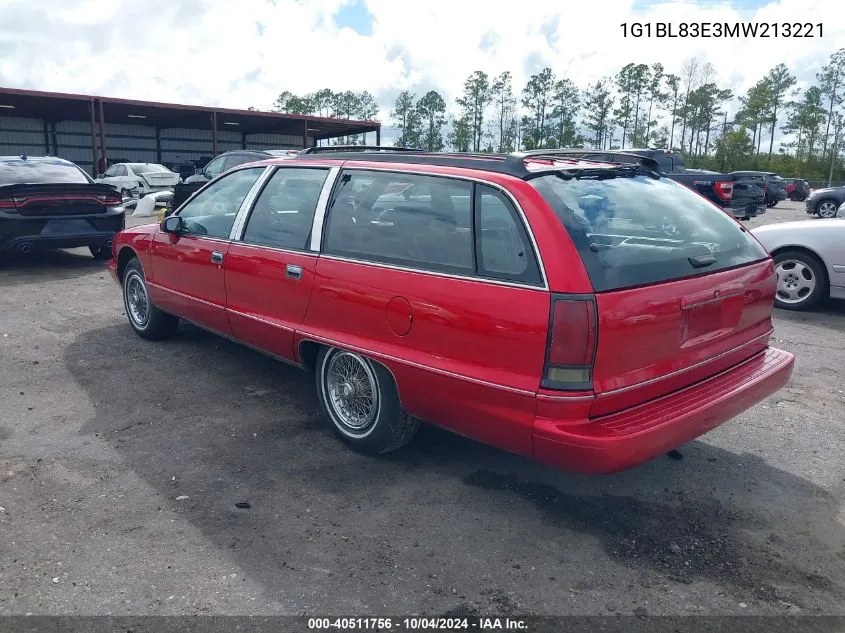 1G1BL83E3MW213221 1991 Chevrolet Caprice