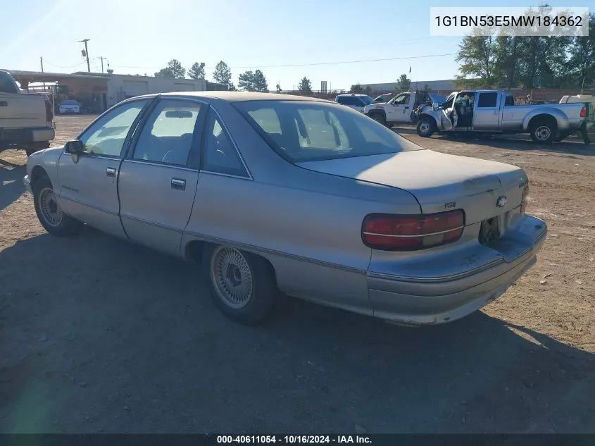 1991 Chevrolet Caprice Classic Ltz VIN: 1G1BN53E5MW184362 Lot: 40611054