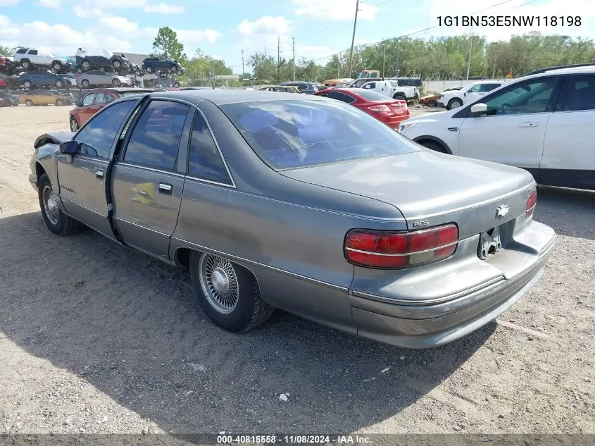 1992 Chevrolet Caprice Classic Ltz VIN: 1G1BN53E5NW118198 Lot: 40815558