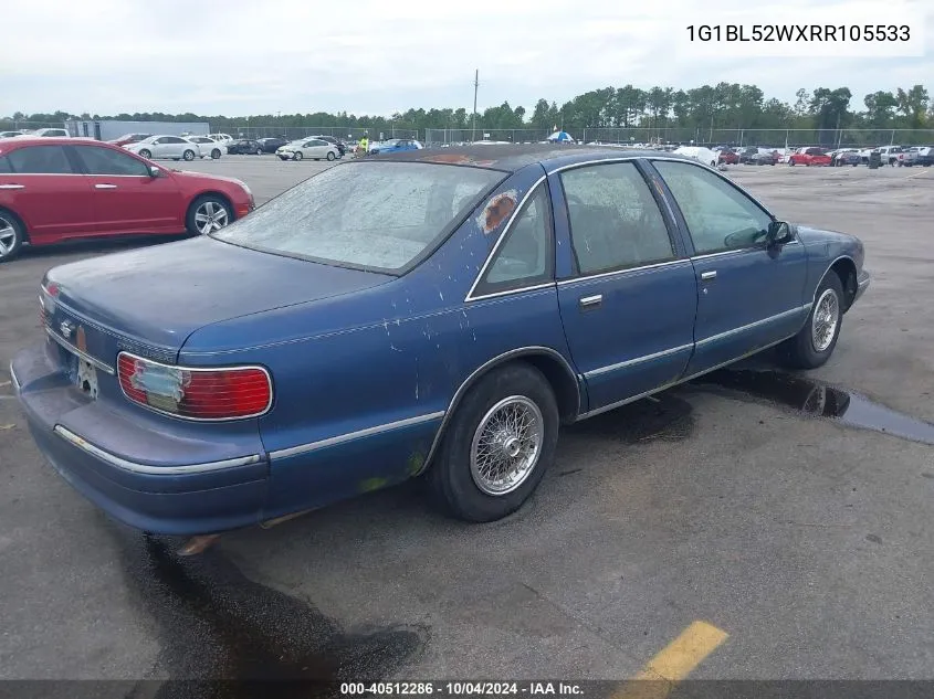 1994 Chevrolet Caprice Classic VIN: 1G1BL52WXRR105533 Lot: 40512286