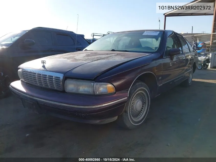 1994 Chevrolet Caprice Classic Ls VIN: 1G1BN52W3RR202972 Lot: 40592860