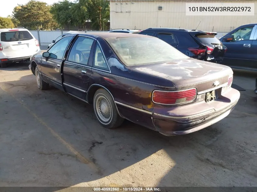 1994 Chevrolet Caprice Classic Ls VIN: 1G1BN52W3RR202972 Lot: 40592860