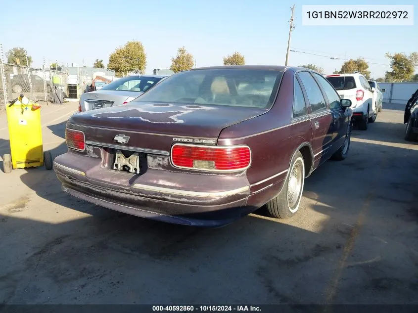 1994 Chevrolet Caprice Classic Ls VIN: 1G1BN52W3RR202972 Lot: 40592860