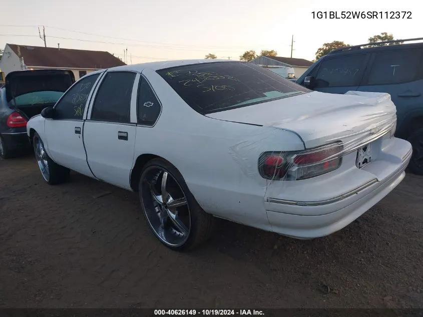 1995 Chevrolet Caprice Classic VIN: 1G1BL52W6SR112372 Lot: 40626149