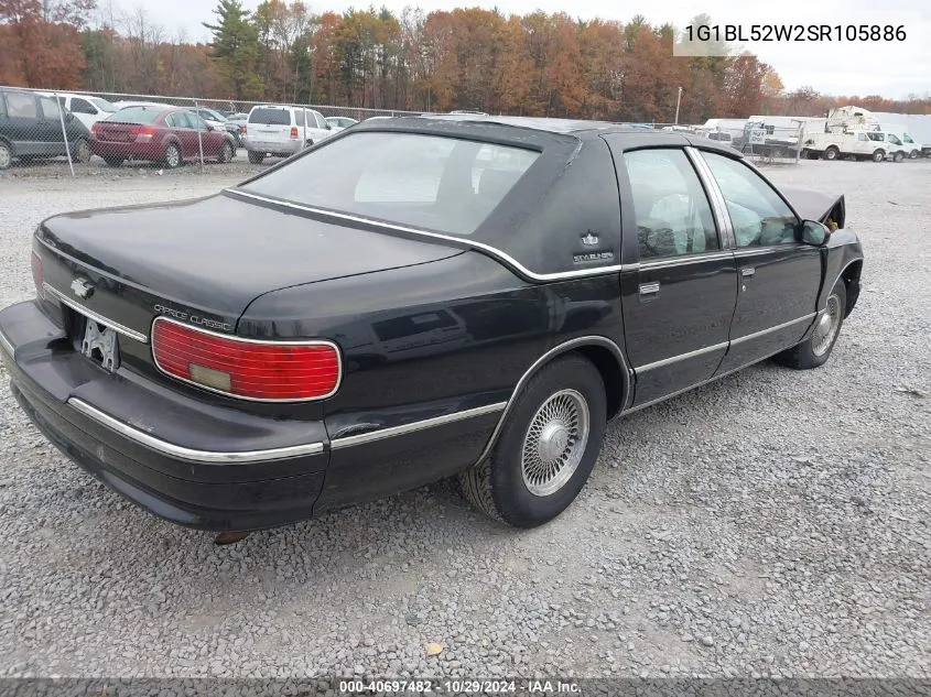 1995 Chevrolet Caprice Classic VIN: 1G1BL52W2SR105886 Lot: 40697482