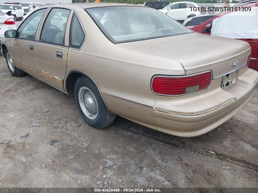 1996 Chevrolet Caprice Classic VIN: 1G1BL52W5TR151309 Lot: 40420459