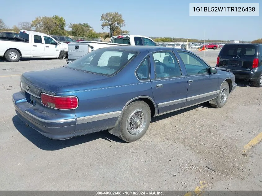 1996 Chevrolet Caprice Classic VIN: 1G1BL52W1TR126438 Lot: 40562608