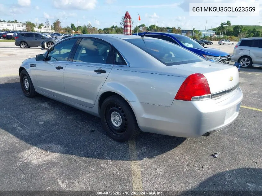 2012 Chevrolet Caprice Police VIN: 6G1MK5U35CL623559 Lot: 40725282