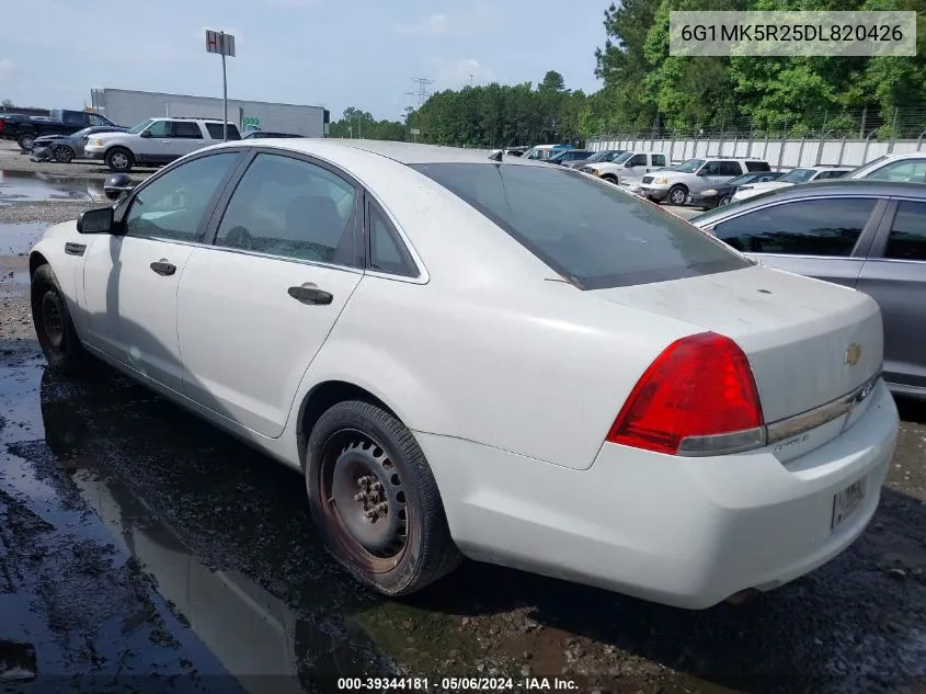 2013 Chevrolet Caprice Police VIN: 6G1MK5R25DL820426 Lot: 39344181