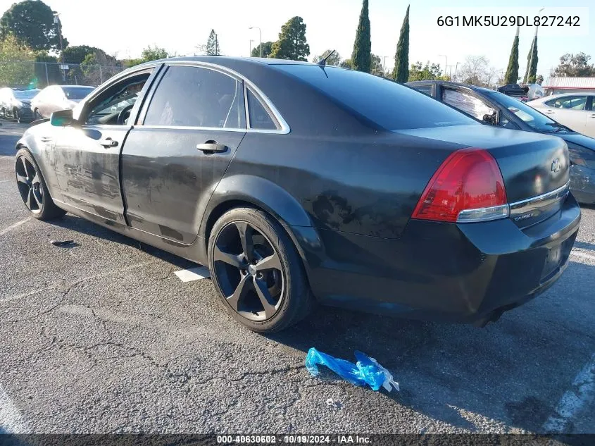 2013 Chevrolet Caprice Police VIN: 6G1MK5U29DL827242 Lot: 40630602