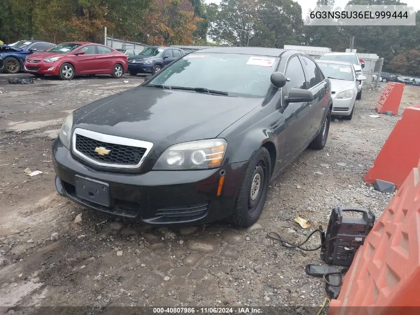 2014 Chevrolet Caprice Police VIN: 6G3NS5U36EL999444 Lot: 40807986